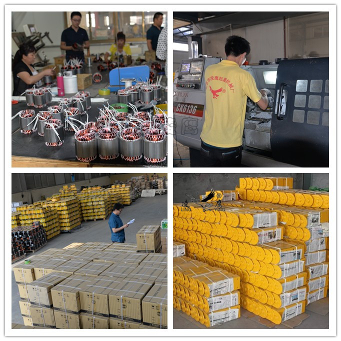 凌鷹微型電動葫蘆車間及生產圖